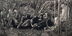 Постер Берне-Джонс Эдвард The Legend of the Briar Rose: The Council Room, pub. by Thomas Agnew & Sons, 1890 Постер Берне-Джонс Эдвард The Legend of the Briar Rose: The Council Room, pub. by Thomas Agnew & Sons, 1890