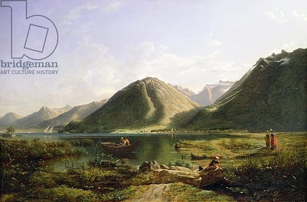 End of Lake Geneva, 1835