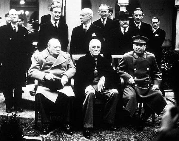 Сталин, Черчиль и Рузвельт