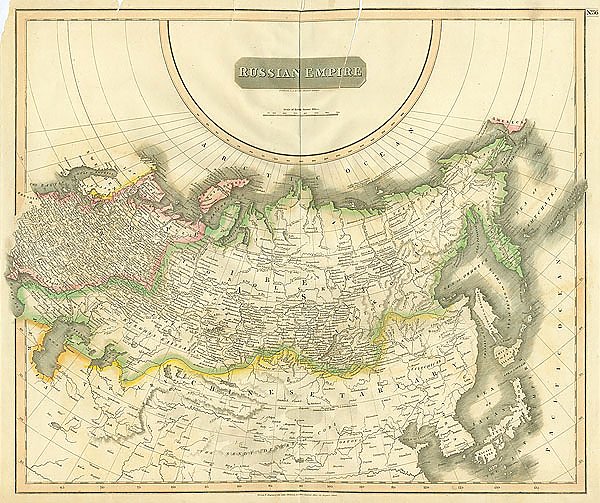 Карта Российской Империи, 1814 г.