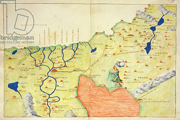 The Middle East, from an Atlas of the World in 33 Maps, Venice, 1st September 1553