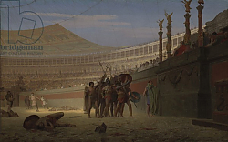 Постер Жером Жан Леон Ave Caesar! Morituri te salutant, 1859 Постер Жером Жан Леон Ave Caesar! Morituri te salutant, 1859