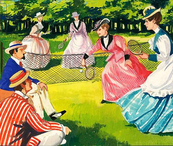 Tennis was always popular amongst women