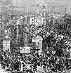 Постер Доре Гюстав London Bridge, engraved by Stephane Pannemaker, 1875 Постер Доре Гюстав London Bridge, engraved by Stephane Pannemaker, 1875