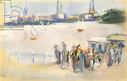Постер Либерман Макс View of the Aussenalster, 1909 Постер Либерман Макс View of the Aussenalster, 1909