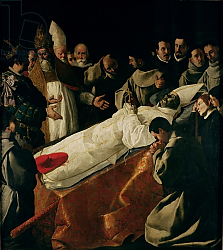Постер Зурбаран Франсиско The Exhibition of the Body of St. Bonaventure after 1627 Постер Зурбаран Франсиско The Exhibition of the Body of St. Bonaventure after 1627