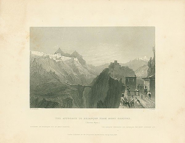 The Approach to Briancon from Mont Genevre (Hautes Alpes) 1