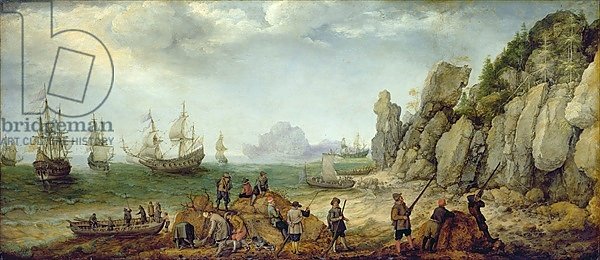 Wild goat hunting on the coast, 1620