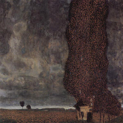 Постер Климт Густав (Gustav Klimt) Тополь-исполин, или Надвигающаяся гроза Постер Климт Густав (Gustav Klimt) Тополь-исполин, или Надвигающаяся гроза