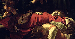 Постер Караваджо (Caravaggio) The Death of the Virgin, 1605-06 2 Постер Караваджо (Caravaggio) The Death of the Virgin, 1605-06 2