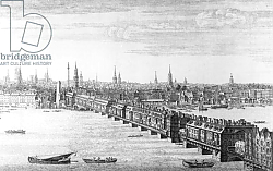 Постер Бак Натаниель (грав) West Front of London Bridge, 1749 Постер Бак Натаниель (грав) West Front of London Bridge, 1749