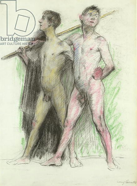 Study of two male figures 2