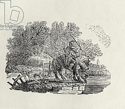 Постер Бевик Томас A Rider Distracted by a Flock of Birds Постер Бевик Томас A Rider Distracted by a Flock of Birds