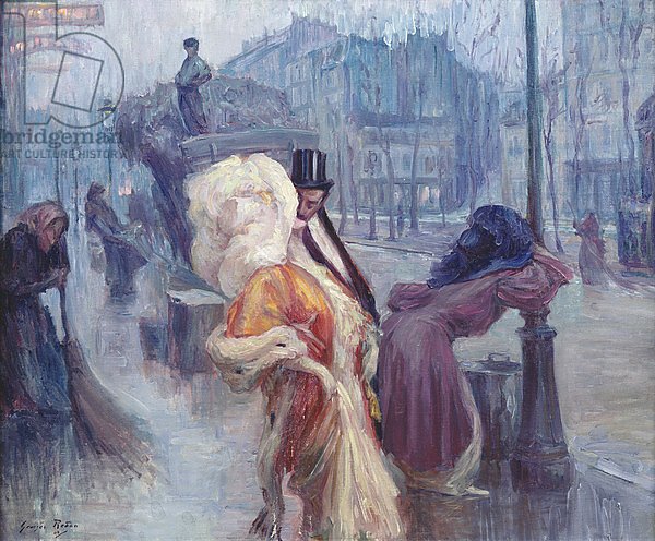 Dawn, Leaving the Restaurant in Montmartre, 1906