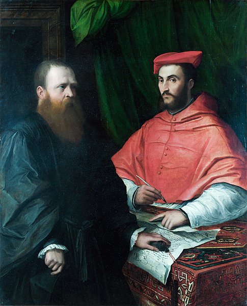 Cardinal Ippolito de' Medici and Monsignor Mario Bracci