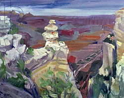 Постер Ганц Ховард (совр) Famous Rock, Grand Canyon, 2000 Постер Ганц Ховард (совр) Famous Rock, Grand Canyon, 2000