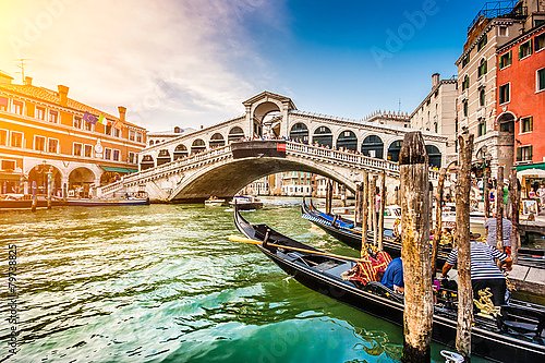 Италия. Венеция. Мост Риальто и Гранд-канал