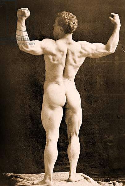 Eugen Sandow, in classical ancient Greco-Roman pose, c.1893 3