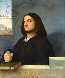Постер Джорджоне Portrait of a Venetian Gentleman, c.1510 Постер Джорджоне Portrait of a Venetian Gentleman, c.1510