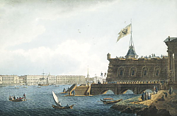 Постер Галактионов Степан Вид на Неву со стороны Петропавловской крепости. 1821 Постер Галактионов Степан Вид на Неву со стороны Петропавловской крепости. 1821