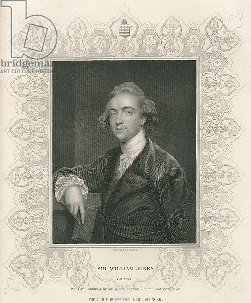 Sir William Jones from 'Gallery of Portraits', published in 1833