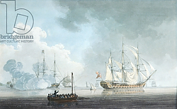 Постер Кливли Роберт English Ships of War, one firing a Salute Постер Кливли Роберт English Ships of War, one firing a Salute