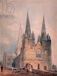 Постер Гиртин Томас Lichfield Cathedral, Staffordshire, 1794 Постер Гиртин Томас Lichfield Cathedral, Staffordshire, 1794