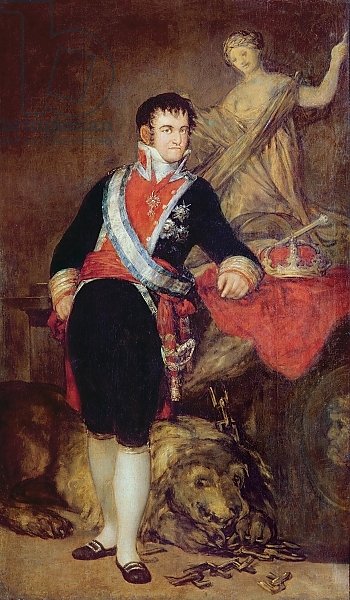 Ferdinand VII of Bourbon, 1814