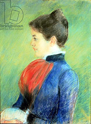 Постер Кассат Мэри (Cassatt Mary) Profile of a Woman Wearing a Jabot Постер Кассат Мэри (Cassatt Mary) Profile of a Woman Wearing a Jabot