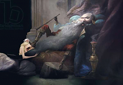 Постер Какульт Даниэль (совр) And she beg him to leave her alive, from 'Bluebeard' by Charles Perrault Постер Какульт Даниэль (совр) And she beg him to leave her alive, from 'Bluebeard' by Charles Perrault