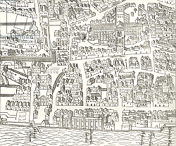 Постер Школа: Английская 19в. London around St. Paul's in 1563, from 'London Pictures: Drawn with Pen and Pencil', 1890 Постер Школа: Английская 19в. London around St. Paul's in 1563, from 'London Pictures: Drawn with Pen and Pencil', 1890