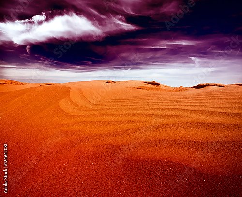 Закат над пустыней Сахара 1