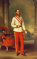 Постер Винтерхальтер Франсуа Franz Joseph I, Emperor of Austria, 1864 Постер Винтерхальтер Франсуа Franz Joseph I, Emperor of Austria, 1864