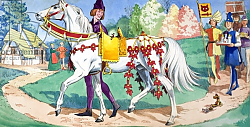 Постер Коэльо Эдуардо (совр) Tom Thumb riding a Horse, 1957 Постер Коэльо Эдуардо (совр) Tom Thumb riding a Horse, 1957