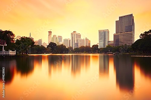 Бангкок на закате, Таиланд