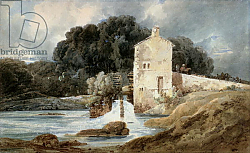 Постер Гиртин Томас The Abbey Mill, Knaresborough, c.1801 Постер Гиртин Томас The Abbey Mill, Knaresborough, c.1801