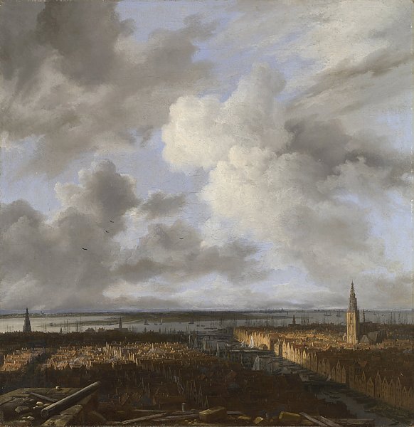 Панорамный вид Амстердама