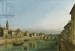 Постер Беллотто Бернардо The Arno in Florence with the Ponte alla Carraia, c.1745 Постер Беллотто Бернардо The Arno in Florence with the Ponte alla Carraia, c.1745