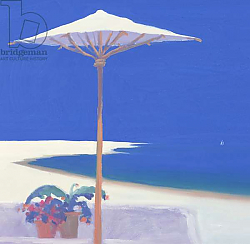 Постер Миллер Джон (совр) Yacht passing the Terrace, 1999 Постер Миллер Джон (совр) Yacht passing the Terrace, 1999