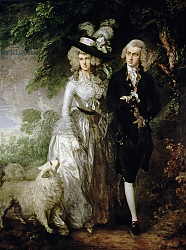 Постер Гейнсборо Томас Mr and Mrs William Hallett, c.1785 Постер Гейнсборо Томас Mr and Mrs William Hallett, c.1785