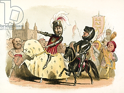 Постер Дойл Ричард The Black Prince and the French King entering London Постер Дойл Ричард The Black Prince and the French King entering London