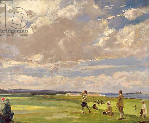 Lady Astor playing golf at North Berwick