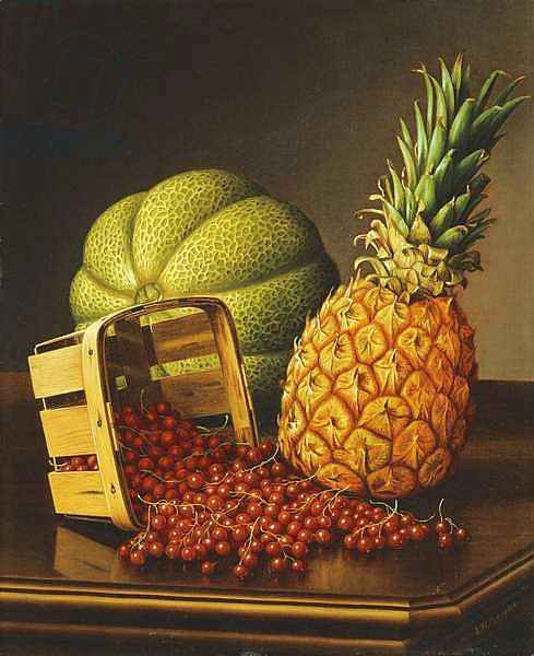 Tabletop Still Life with Fruit,