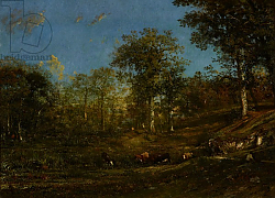 Постер Дюпре Жюль View of the Pastures of the Limousin, 1835 Постер Дюпре Жюль View of the Pastures of the Limousin, 1835