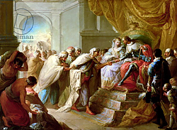 Постер Лопез Висенте The Catholic King and Queen with an Embassy from the King of Fez Постер Лопез Висенте The Catholic King and Queen with an Embassy from the King of Fez