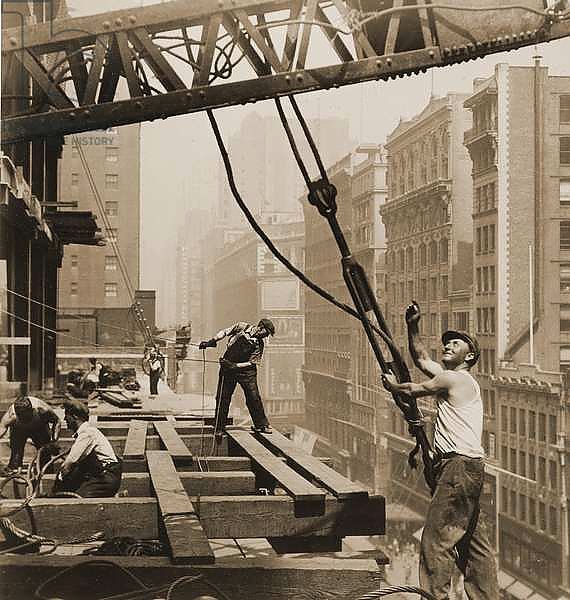 Construction workers empire state building, c.1930 1