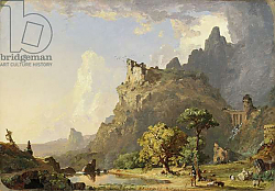 Постер Кропси Джаспер Italian Landscape near Rome: Study for Постер Кропси Джаспер Italian Landscape near Rome: Study for