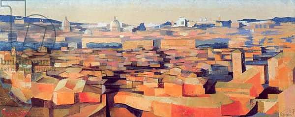 Rome, View from the Spanish Academy on the Gianicolo, Dusk, 1968