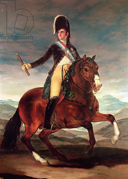 Equestrian portrit of Ferdinand VII, 1808