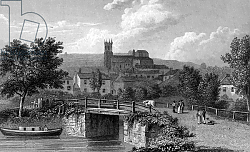 Постер Весталл Уильям (грав) Hythe from the Canal Bridge, engraved by E. Finden, 1829 Постер Весталл Уильям (грав) Hythe from the Canal Bridge, engraved by E. Finden, 1829